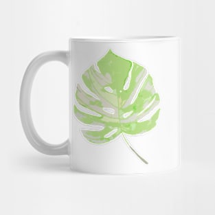 monstera green Mug